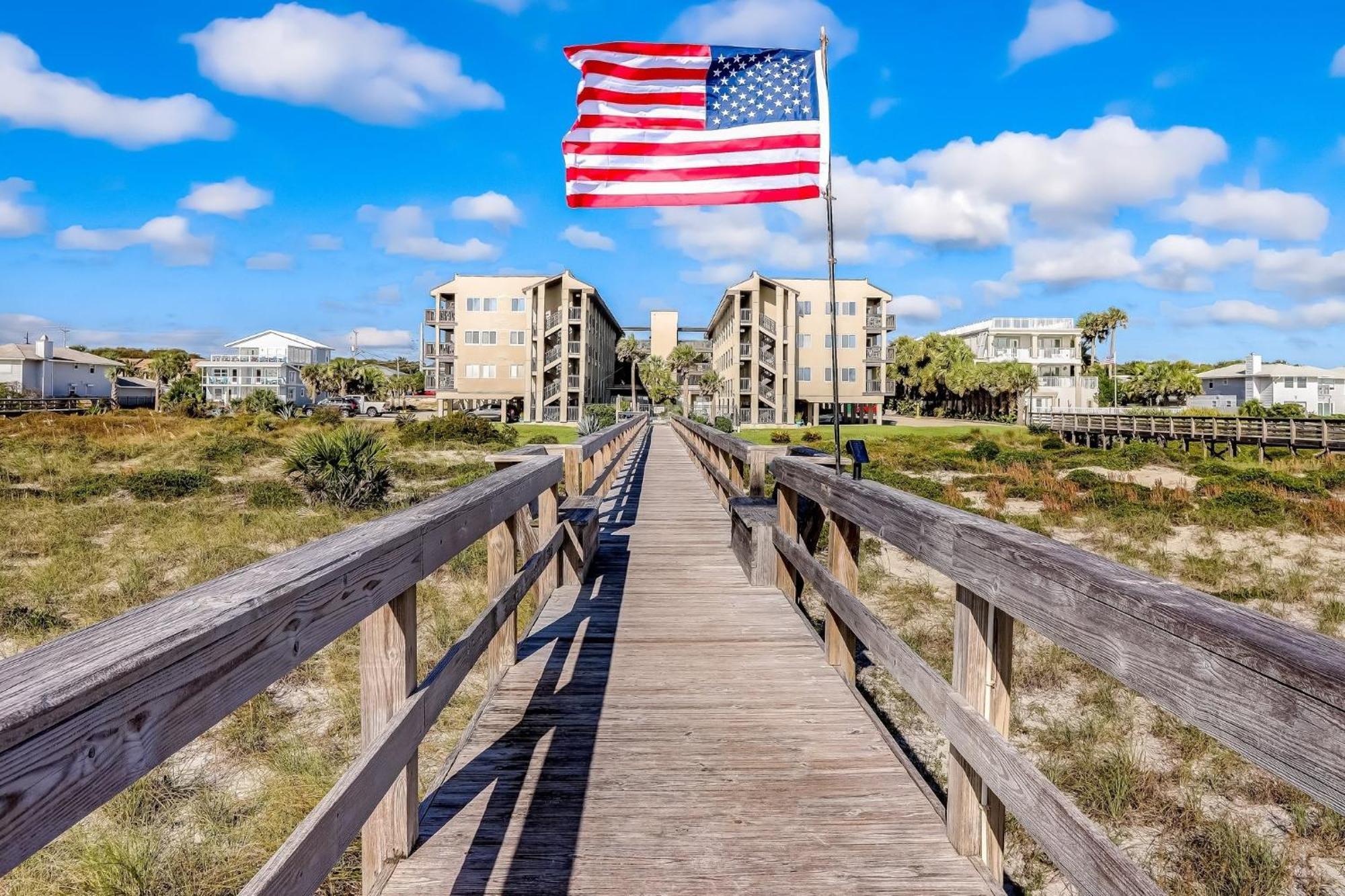 Beach Steps Away Condo Fernandina Beach Esterno foto
